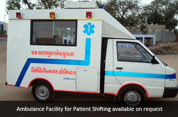 Ambulance Facility for Patient Shifting available on request