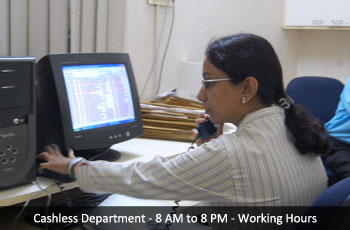 Cashless Department - 8 AM to 8 PM - Working Hours