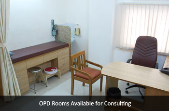 OPD Rooms Available for Consulting